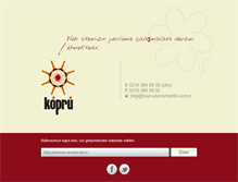 Tablet Screenshot of koprudanismanlik.com.tr